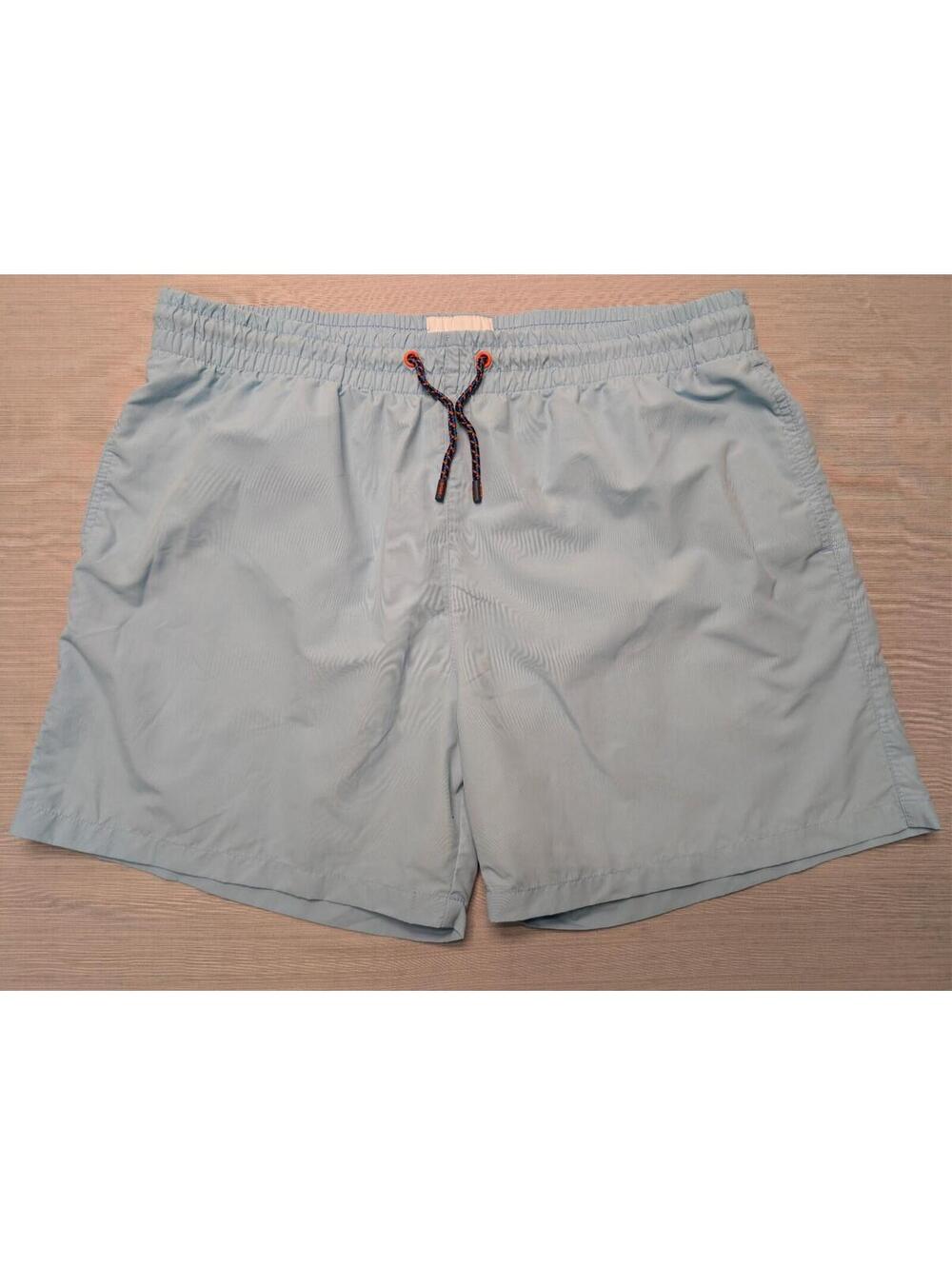 SWIMS Mens Lined Sky Blue Swim Trunks Size 2XL